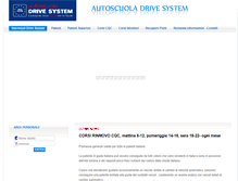 Tablet Screenshot of drivesystem.it